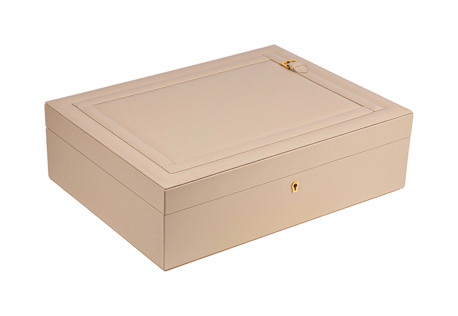 Шкатулка для украшений MILA 37x28 см кожа слоновая кость – 2