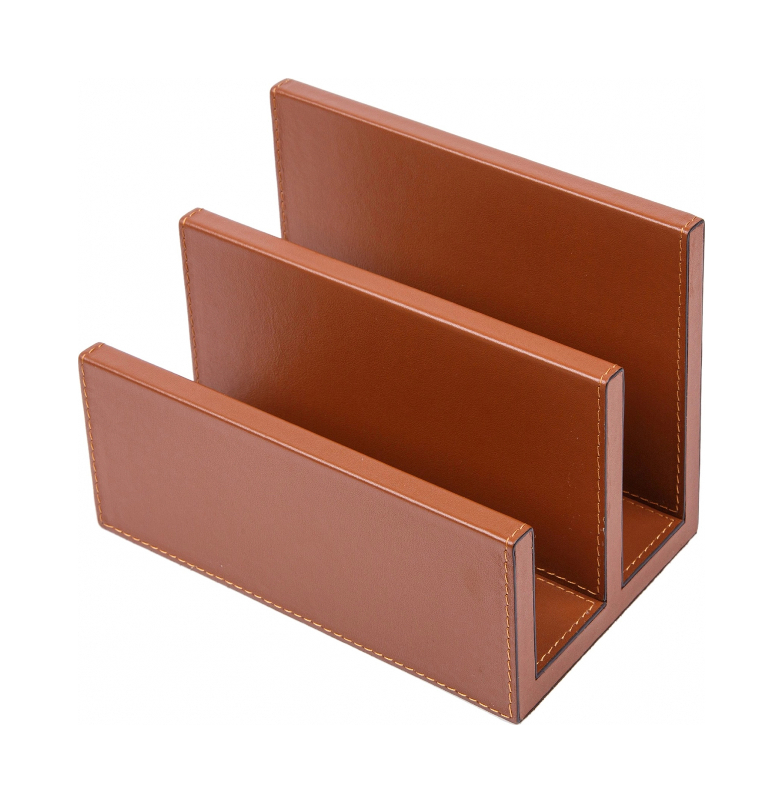 Подставка для писем ARTHUR кожа сиена