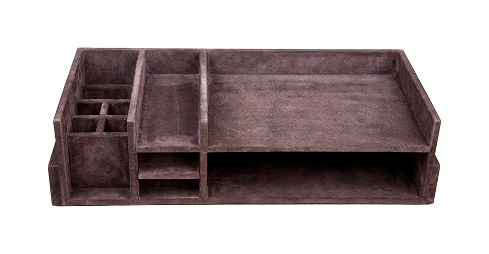 Органайзер для рабочего стола PERSONAL ASSISTANT замша лавовый – 2