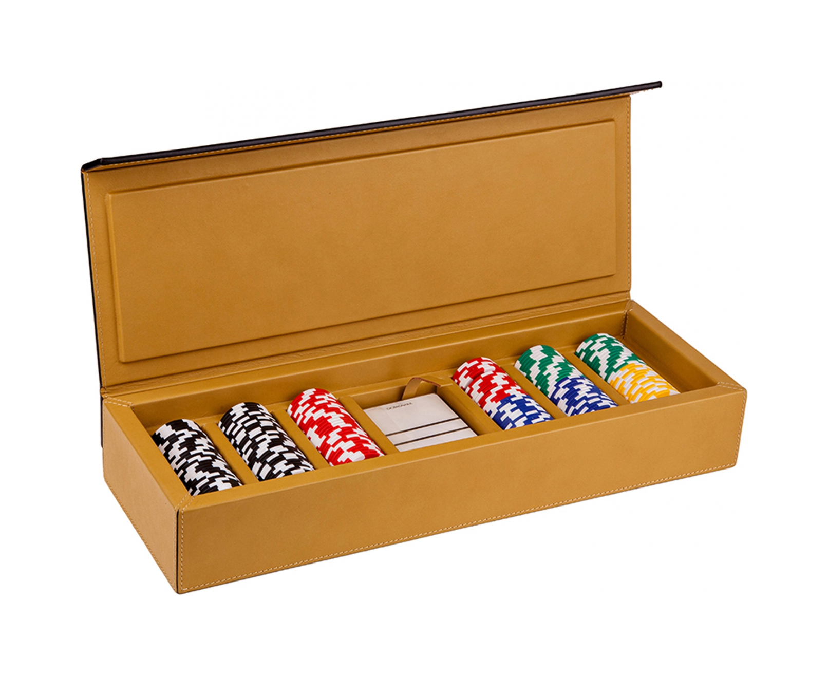 Набор для игры в покер PARMA горчичный