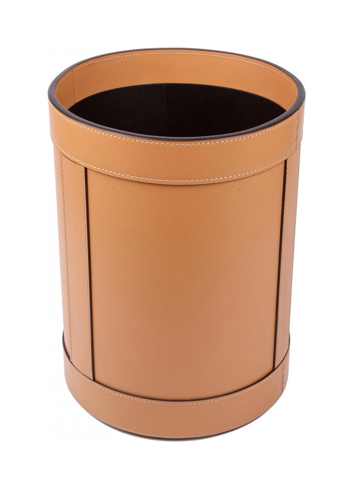 Ведро для мусора OTTO 23х31 см кожа карамель
