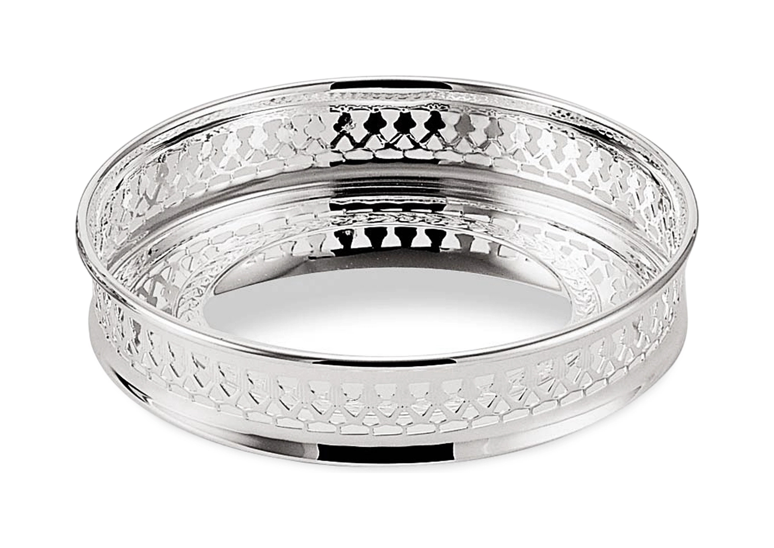 Подставка для бутылок SOTTOBOTTIGLIA 12 см посеребрение – 2