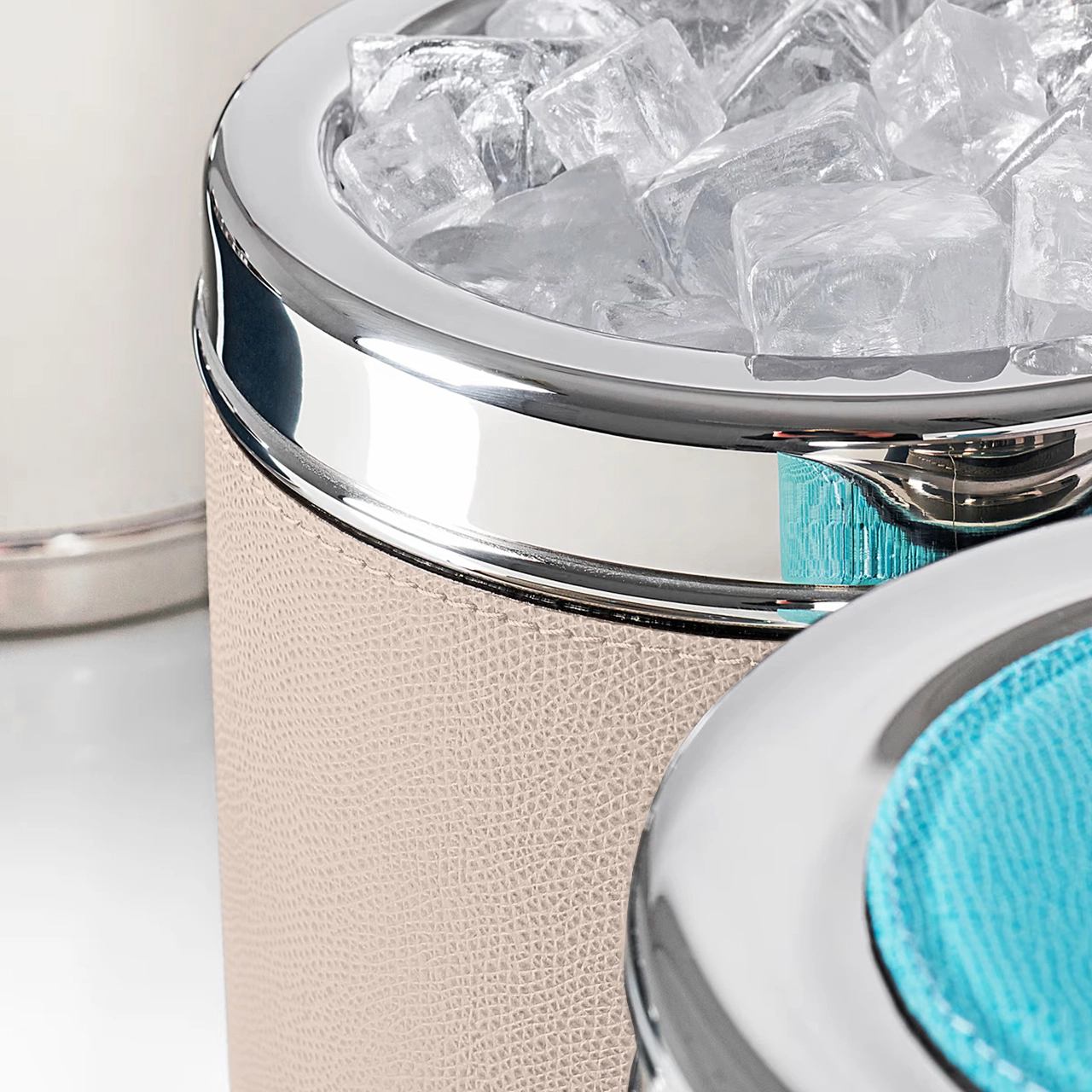 Ведро для льда OCEAN 16х19 см кожа – 2