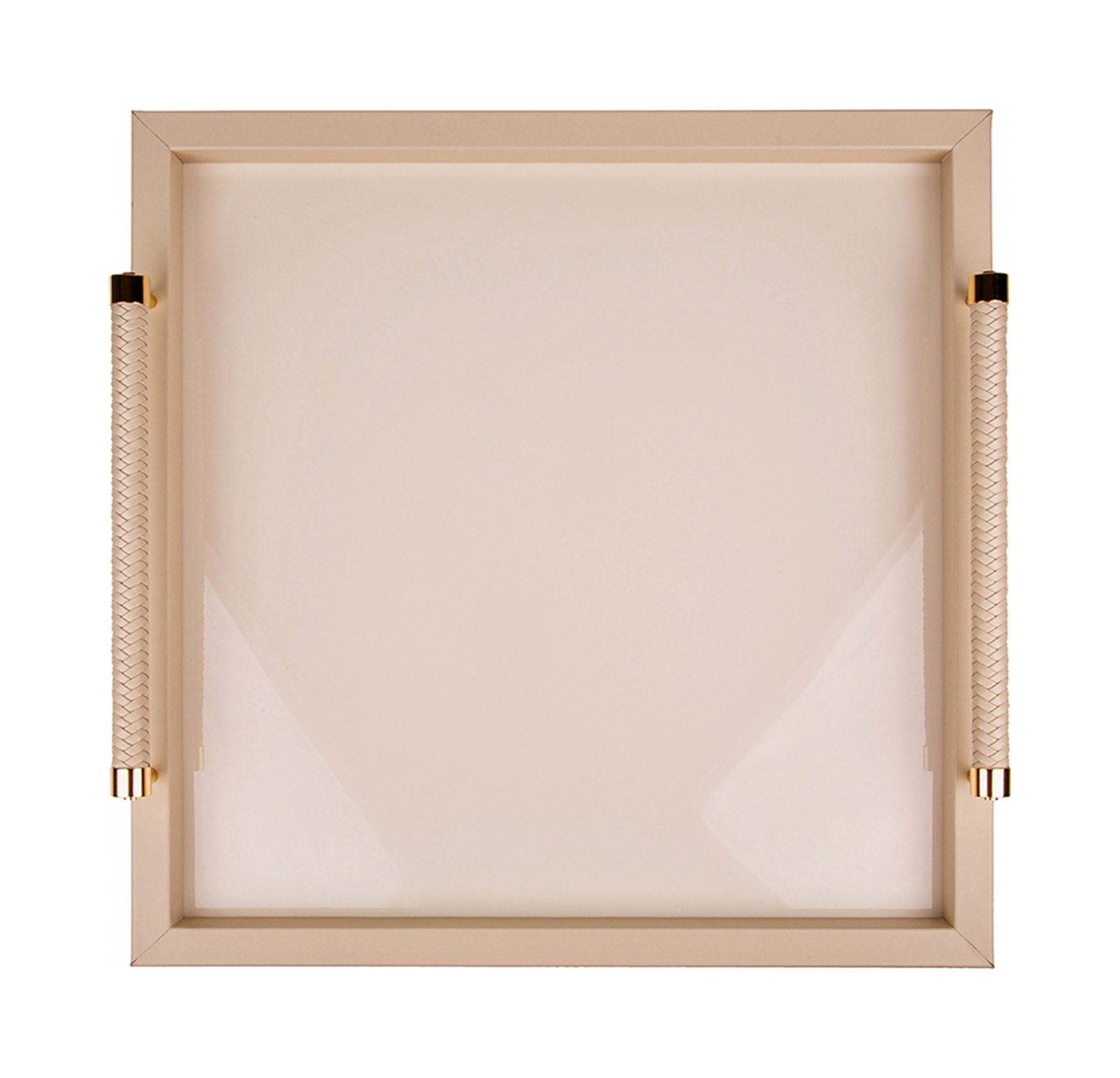 Поднос с ручками DIANA 46х46 см кожа – 2