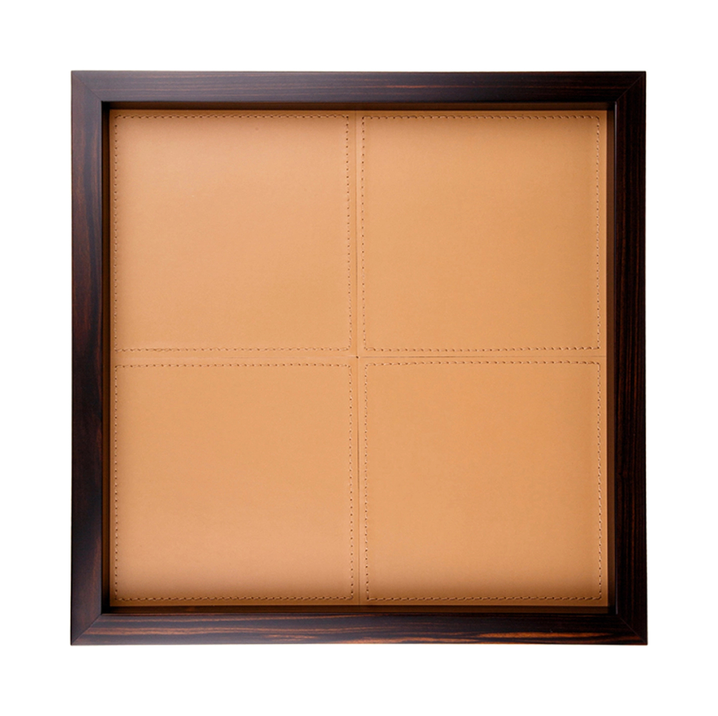 Поднос FEBE 37х37 см кожа, дерево – 2