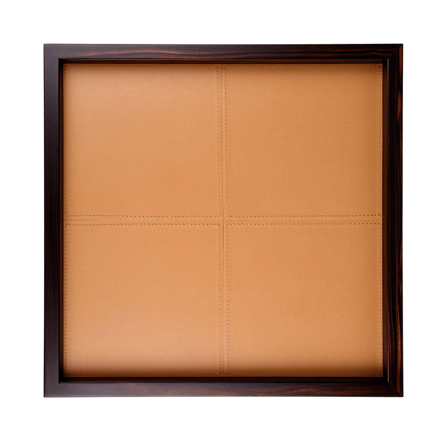 Поднос FEBE 46х46 см кожа, дерево – 2