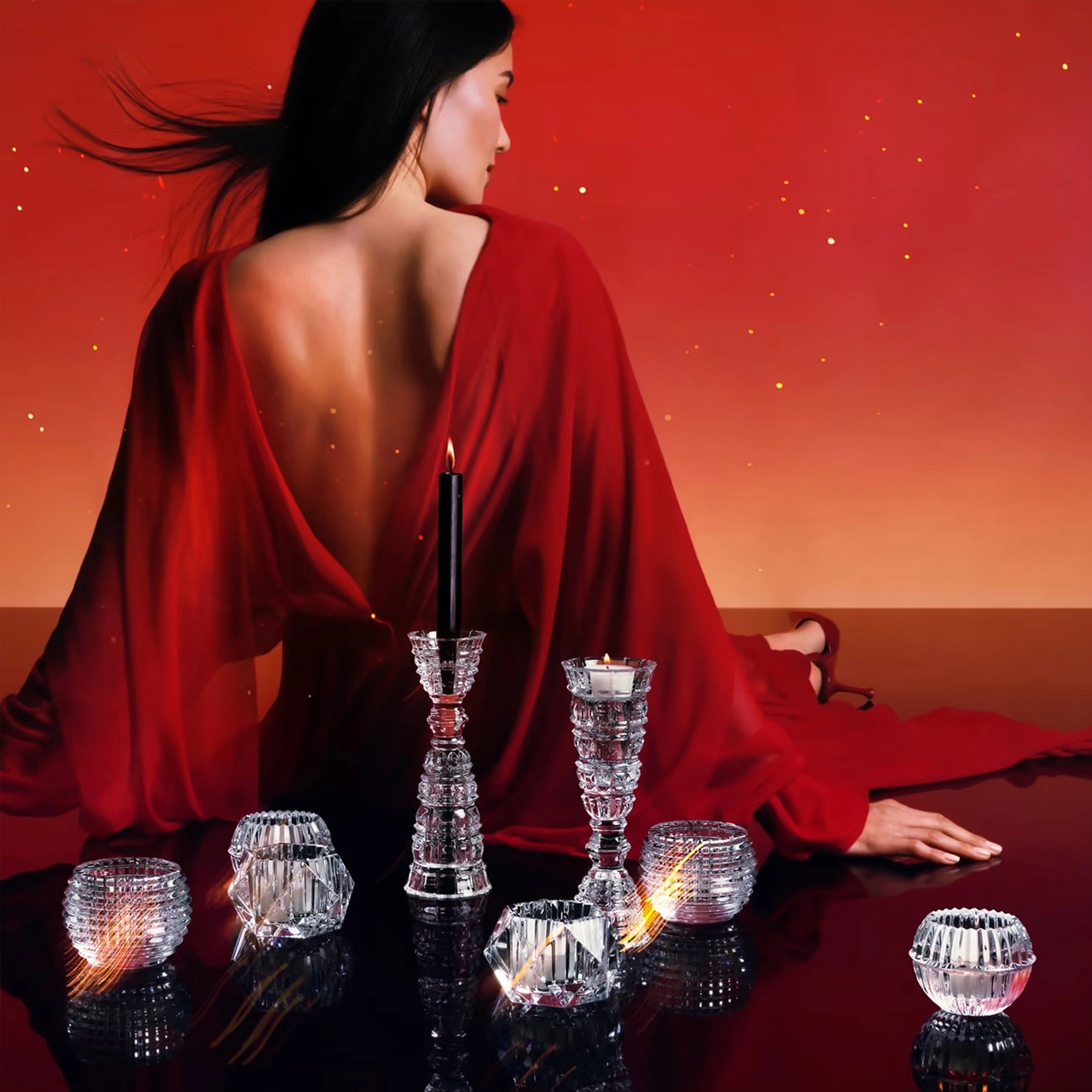 Подсвечник MILLE NUITS 6.5 см хрусталь Baccarat 2602775