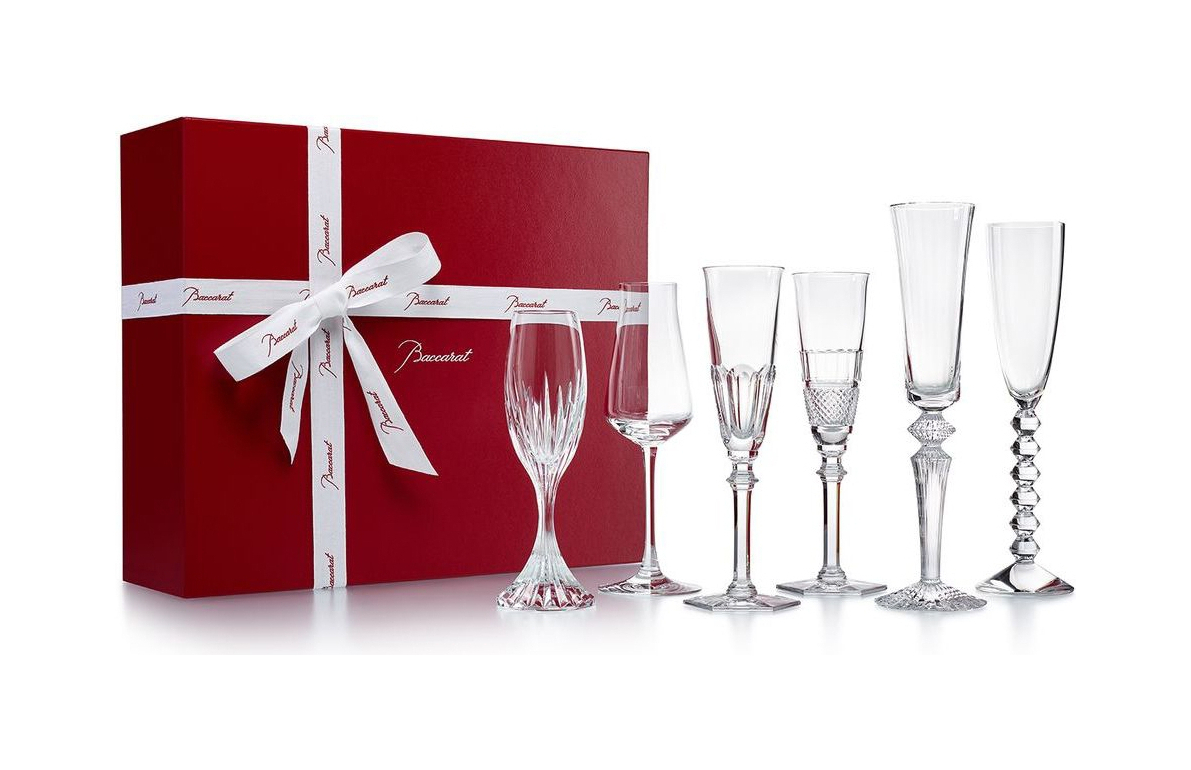 Набор из 6-ти бокалов для шампанского BUBBLE BOX хрусталь прозрачный Baccarat 2811434