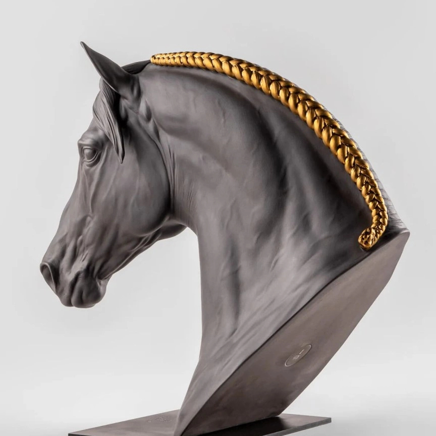 Бюст лошади "Дух величия", фарфор – 2