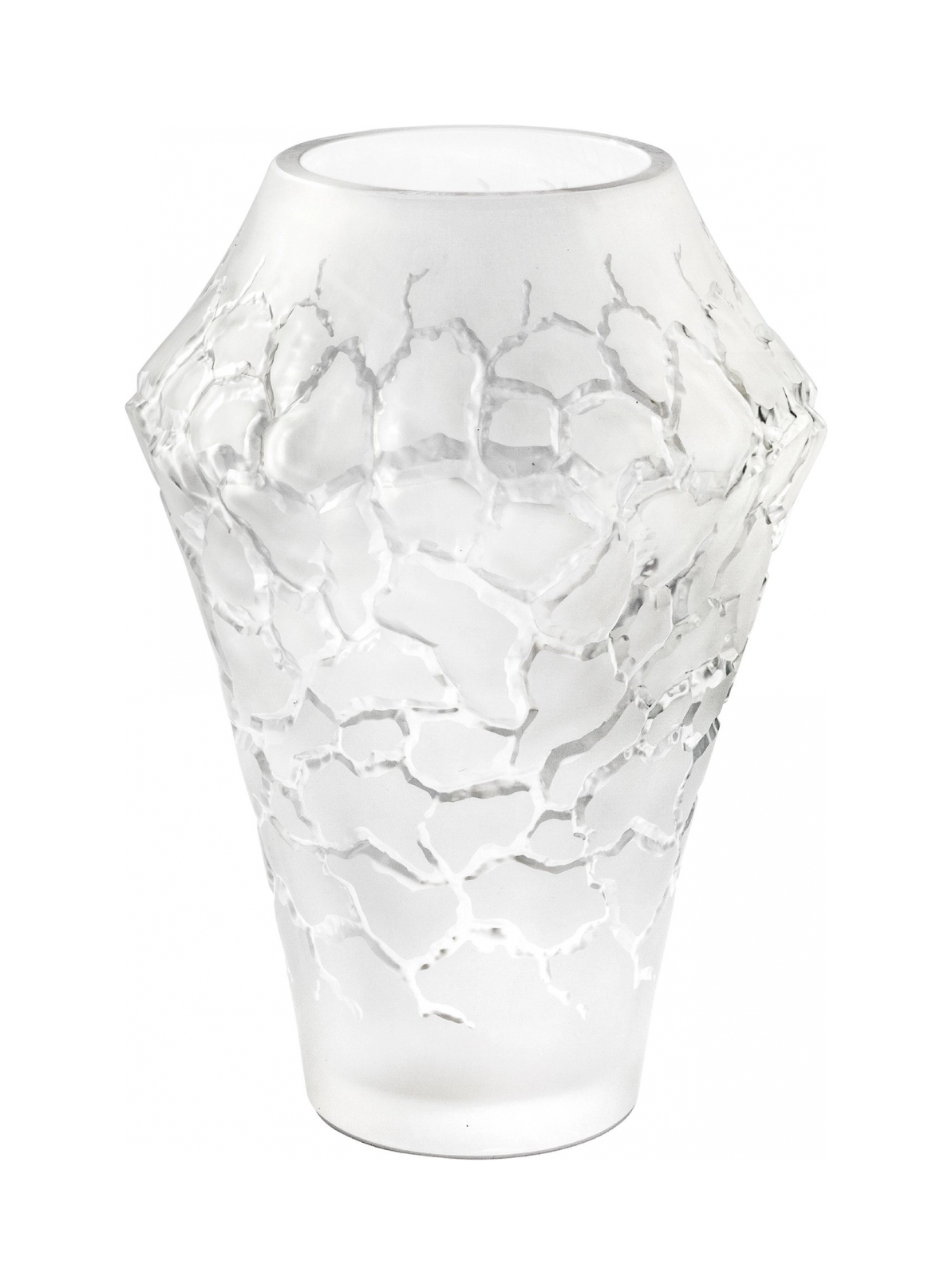 Ваза Caldera 26 см прозрачная, хрусталь