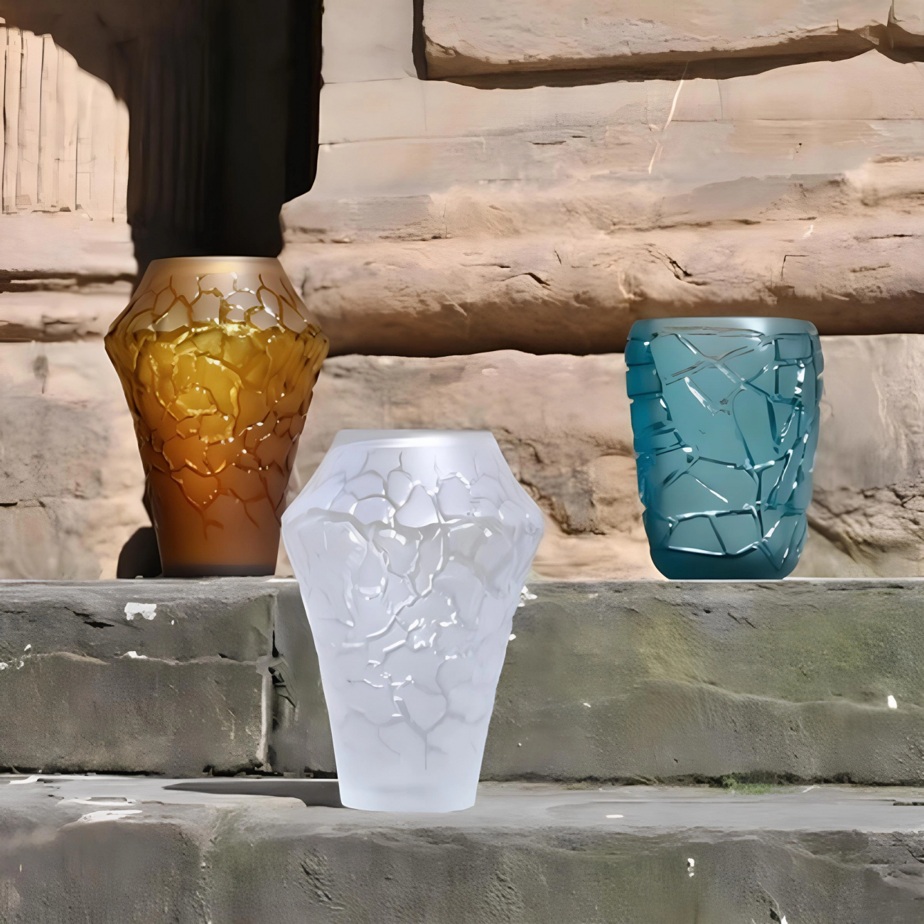 Ваза Caldera 26 см прозрачная, хрусталь Lalique 10828500