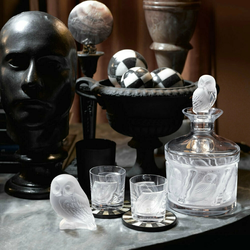 Стаканы Owl для виски набор из 2-х шт. Lalique 1730900
