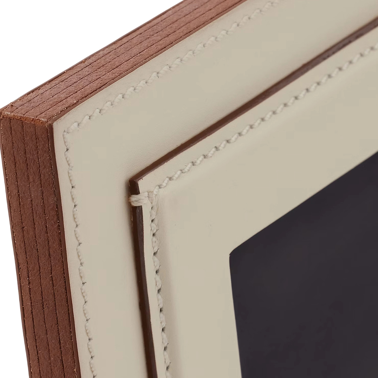 Фоторамка 20х25 кремовая кожа Ralph Lauren Home 682961235001