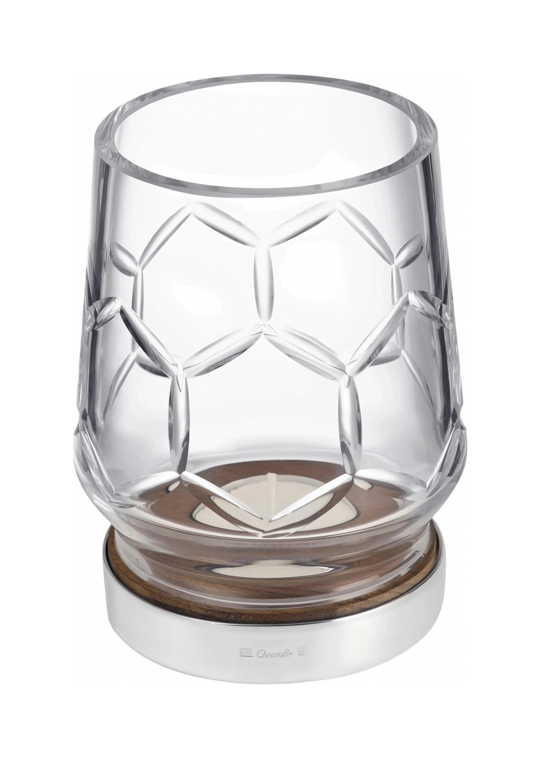 Подсвечник MADISON 9 см стекло, посеребрение