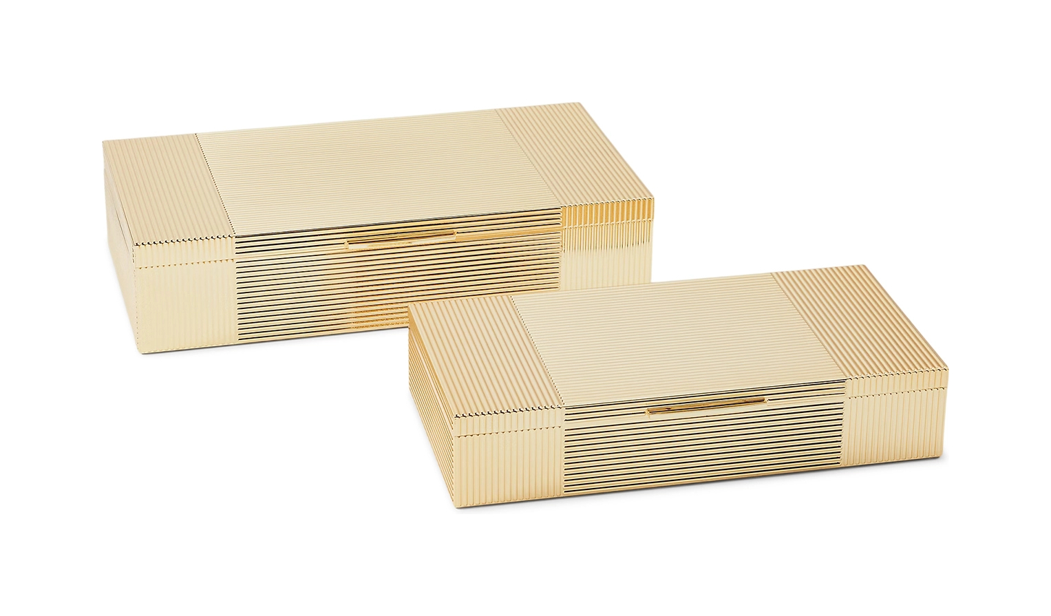 Шкатулка LUKE малая золотая Ralph Lauren Home 682890870002