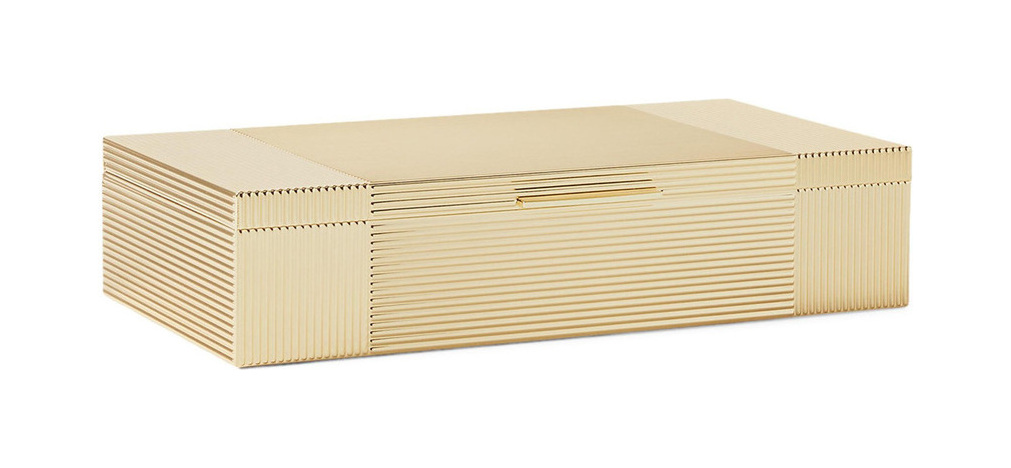 Шкатулка LUKE средняя золотая Ralph Lauren Home 682890871002
