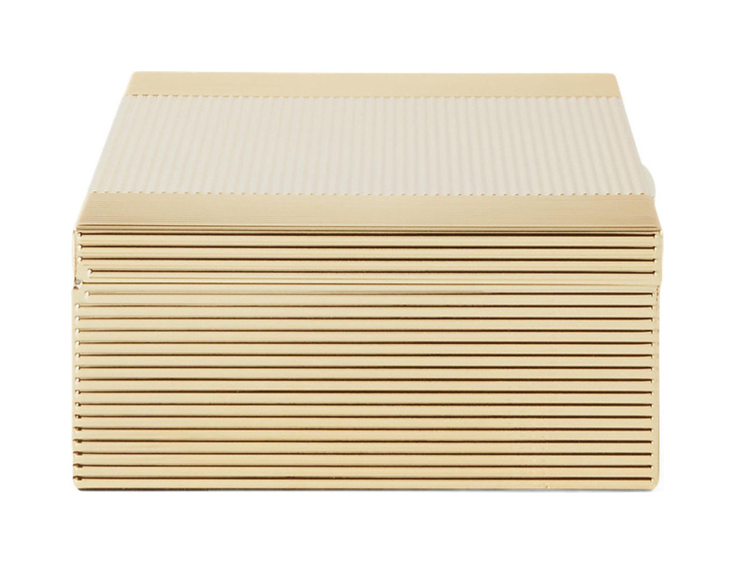 Шкатулка LUKE средняя золотая Ralph Lauren Home 682890871002