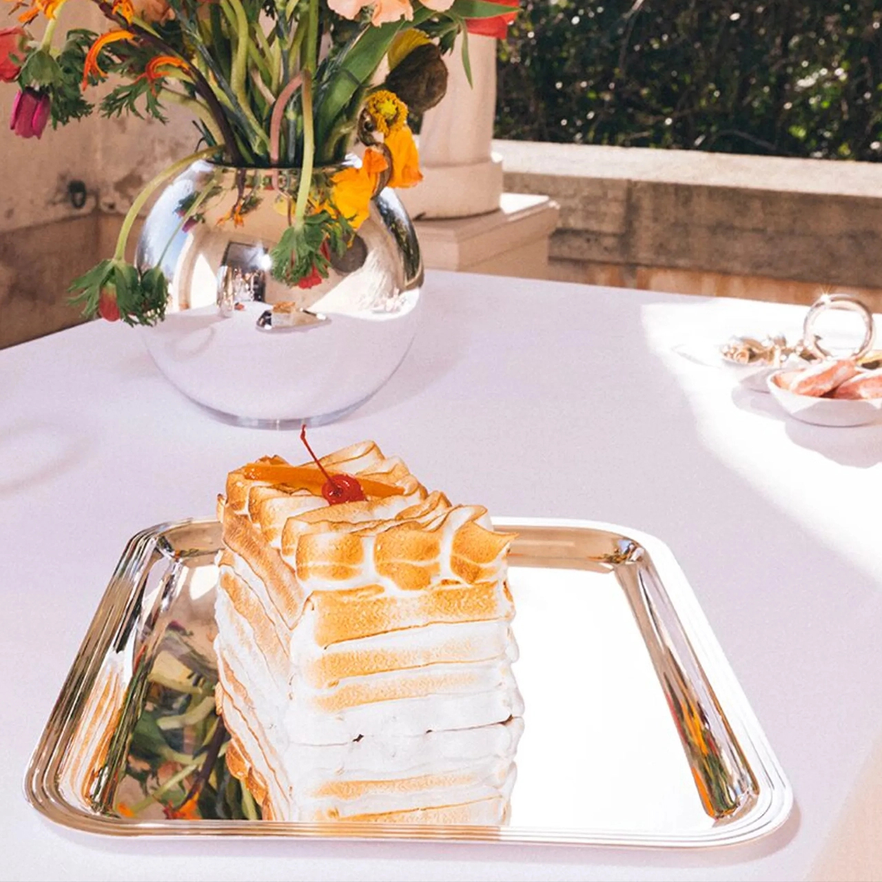 Поднос прямоугольный ALBI 20х16 см посеребрение – 2