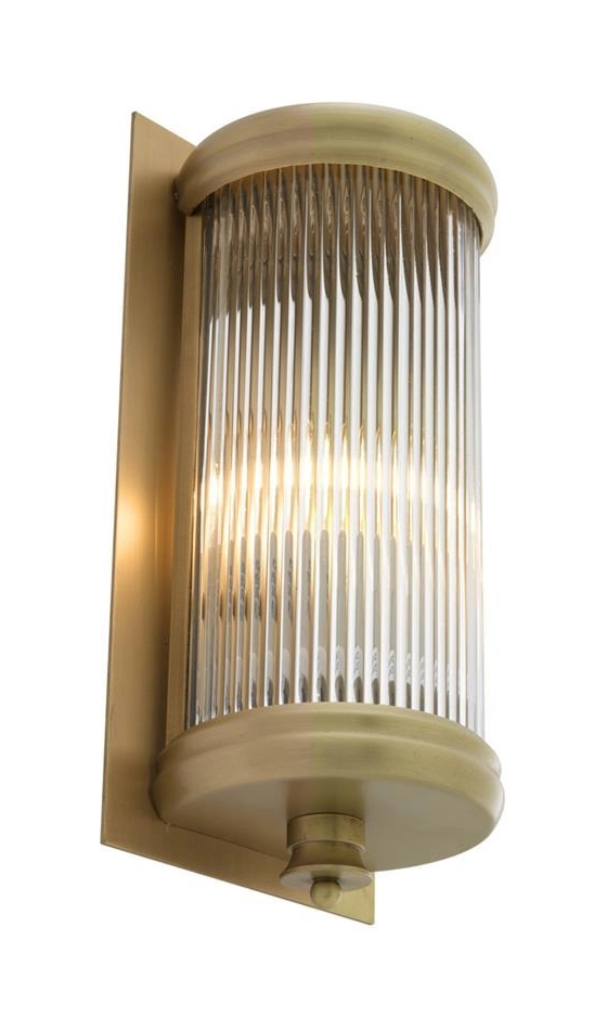 Настенный светильник GLORIOUS S 29х13 см матовая латунь, стекло – 2