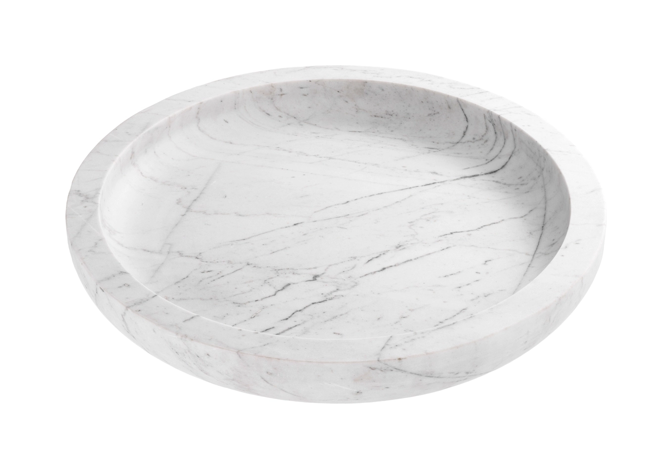 Чаша RENARD 59.5 см круглая, белый мрамор Eichholtz 117803