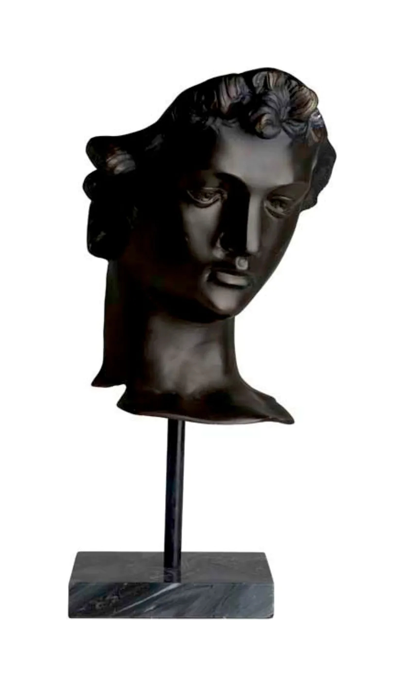 Статуэтка DAVID бронзовая отделка, чёрный мрамор Eichholtz 105797