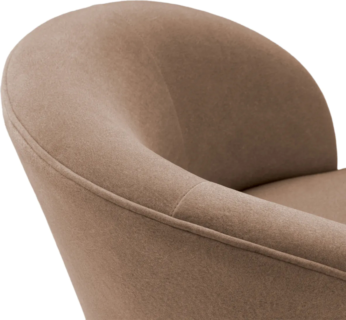 Обеденный стул VICHY с подлокотниками, бежевый чёрные ножки Eichholtz 119441