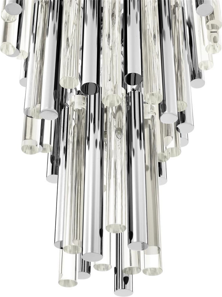 Люстра подвесная GIGI S 35 см круглая, никелевая отделка прозрачное стекло Eichholtz 111529