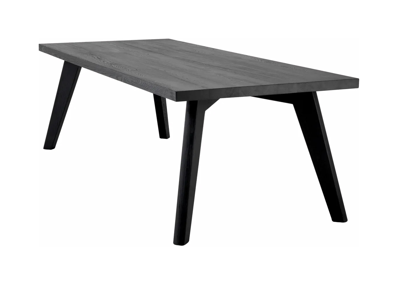 Обеденный стол BIOT 240x100 см прямоугольный, чёрный дуб Eichholtz 114472