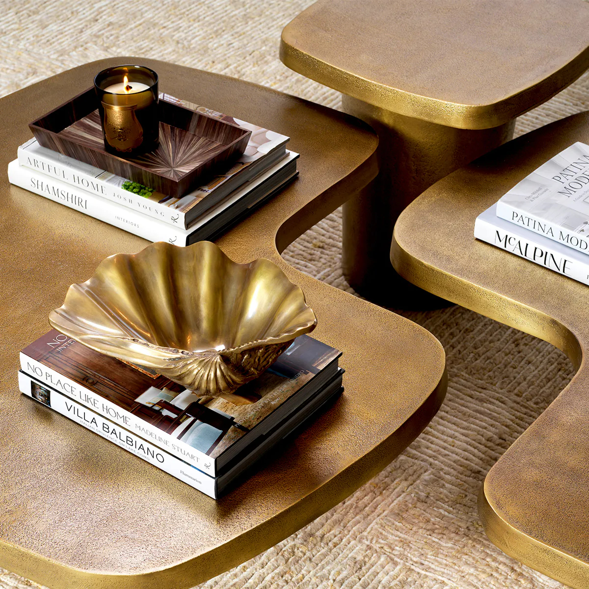 Чаша декоративная AMANDINE 32х23 см старинная латунь – 2