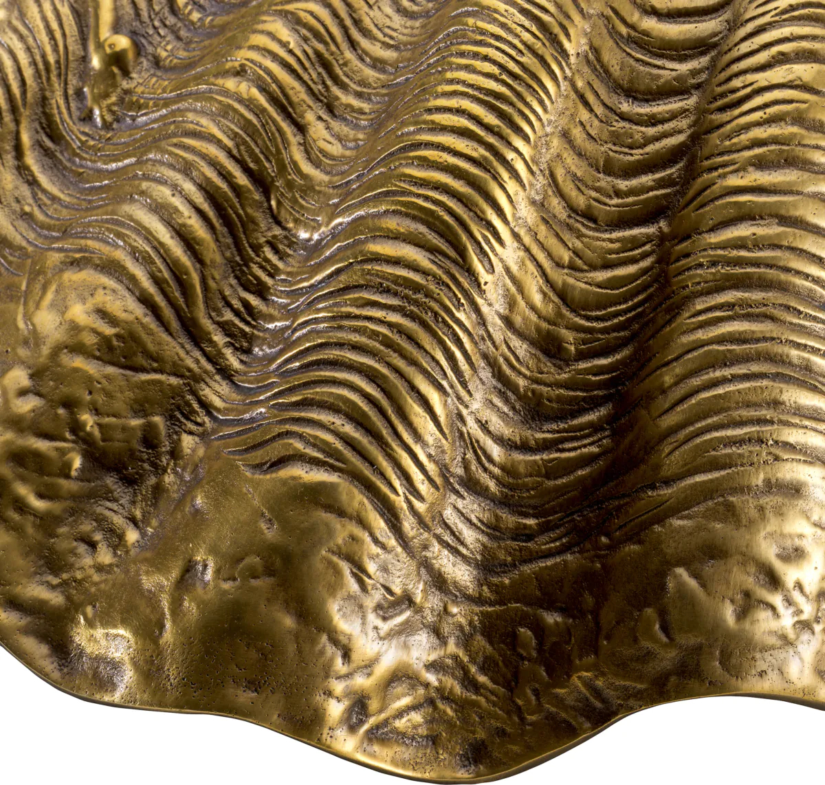 Чаша декоративная AMANDINE 32х23 см старинная латунь Eichholtz 119095