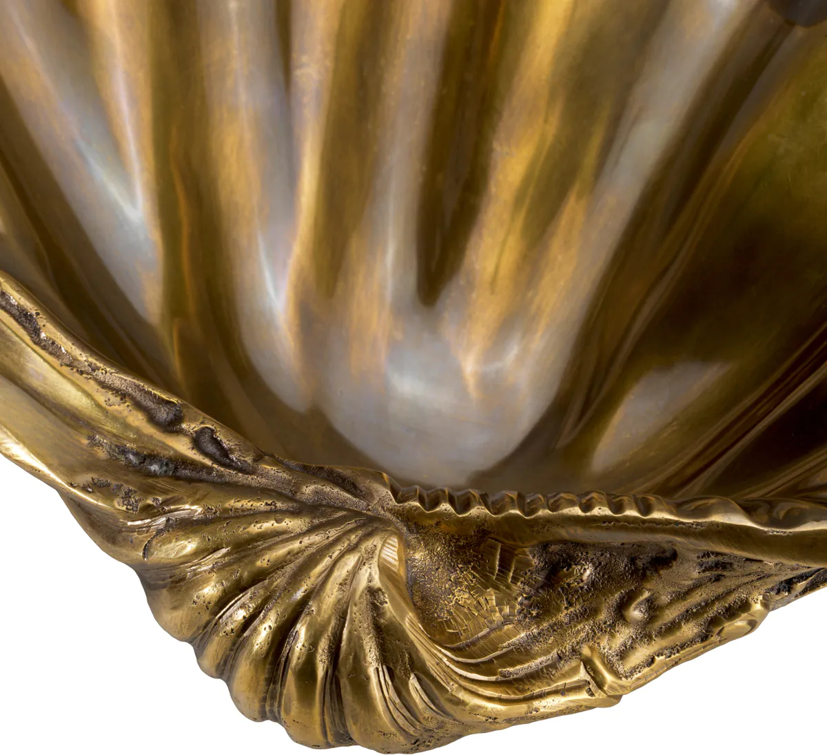 Чаша декоративная AMANDINE 32х23 см старинная латунь Eichholtz 119095