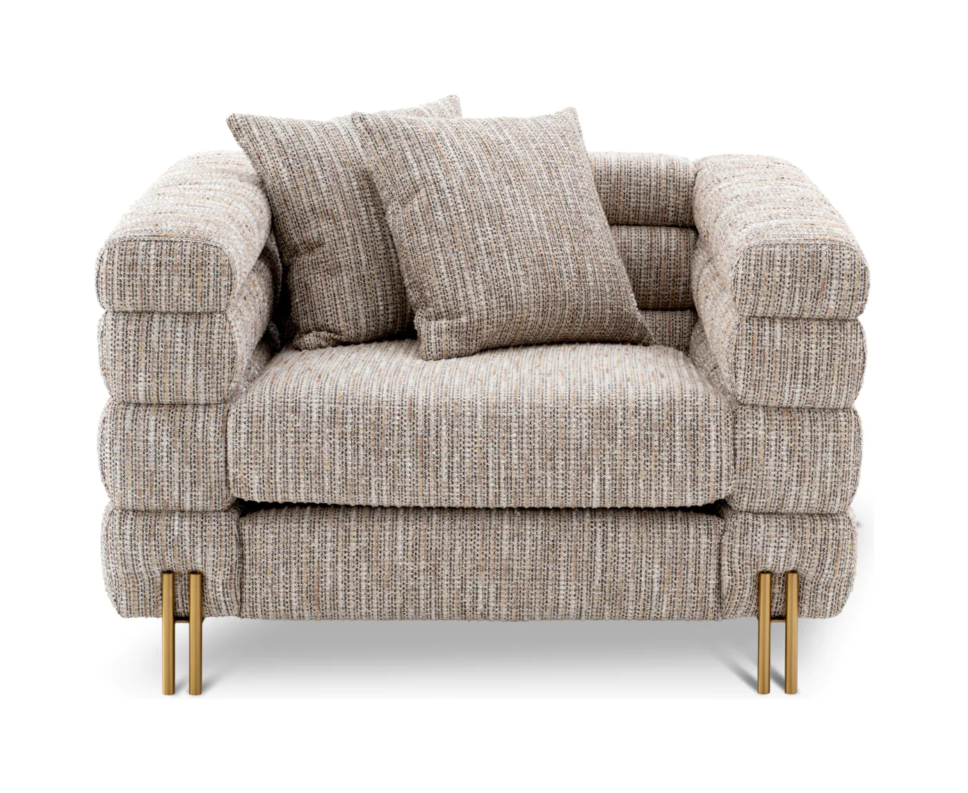 Кресло York 230 см бежевое Eichholtz 115311