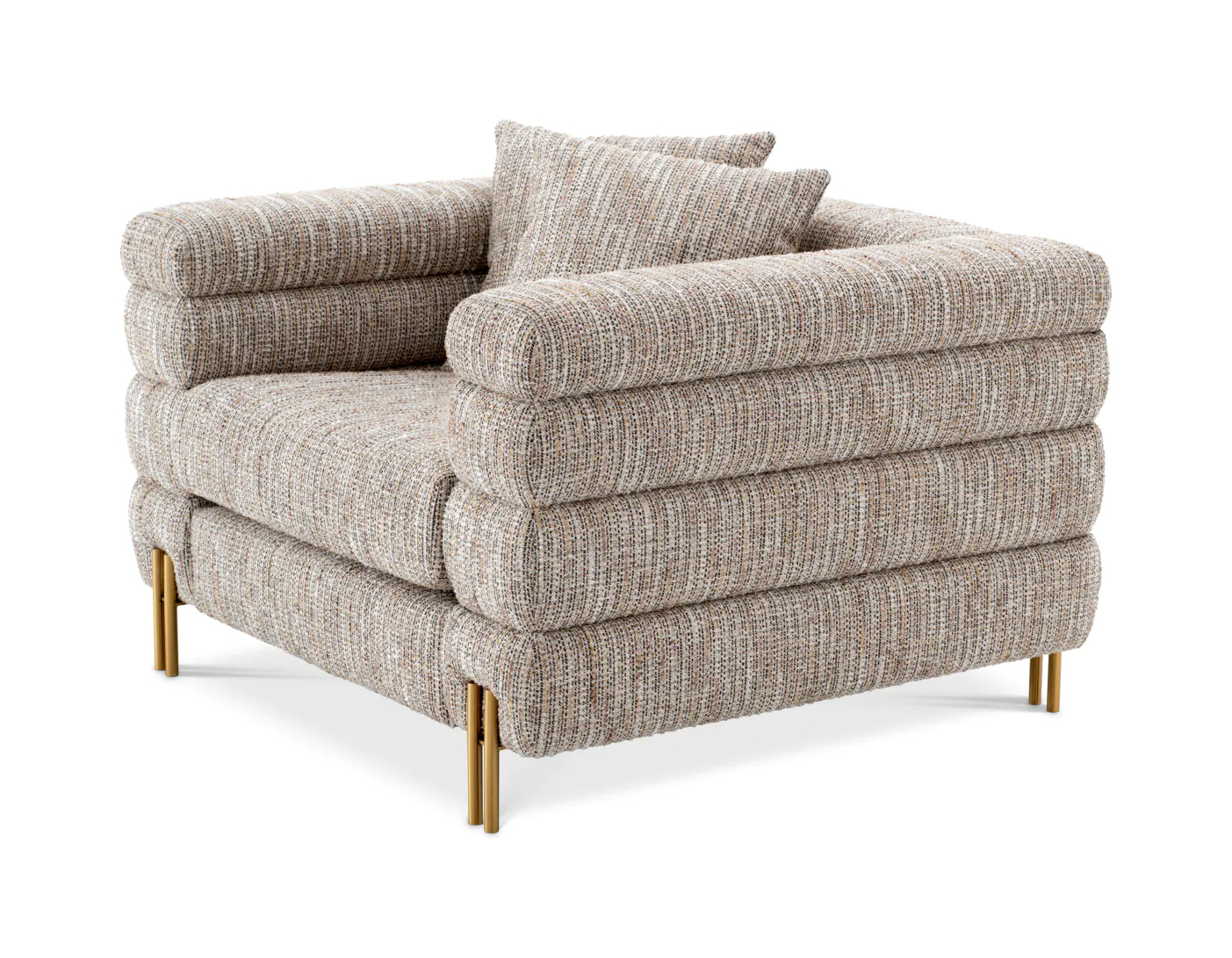 Кресло York 230 см бежевое Eichholtz 115311