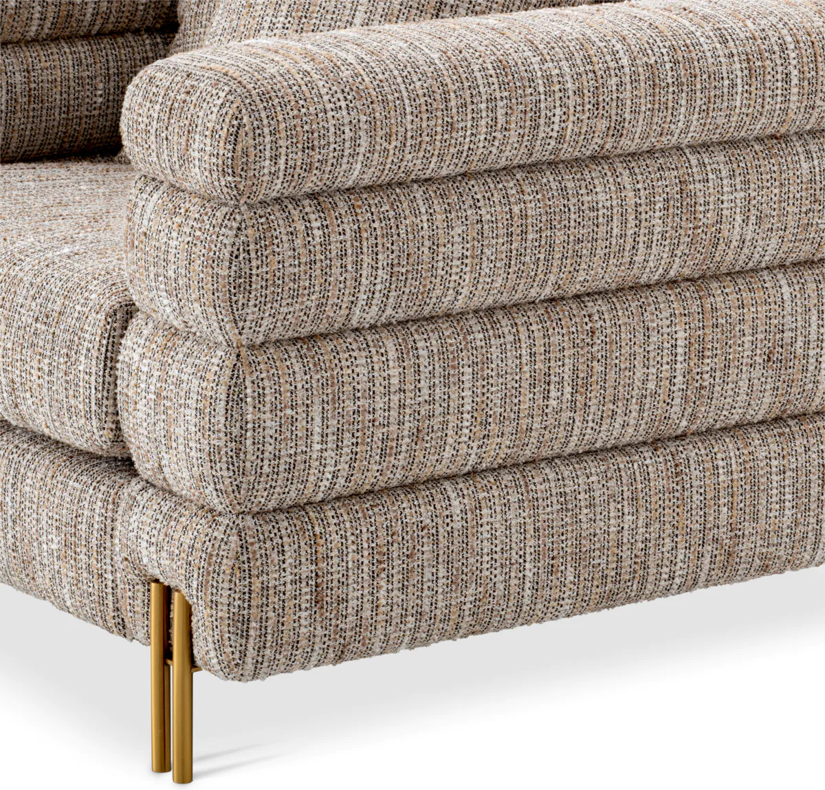 Кресло York 230 см бежевое Eichholtz 115311