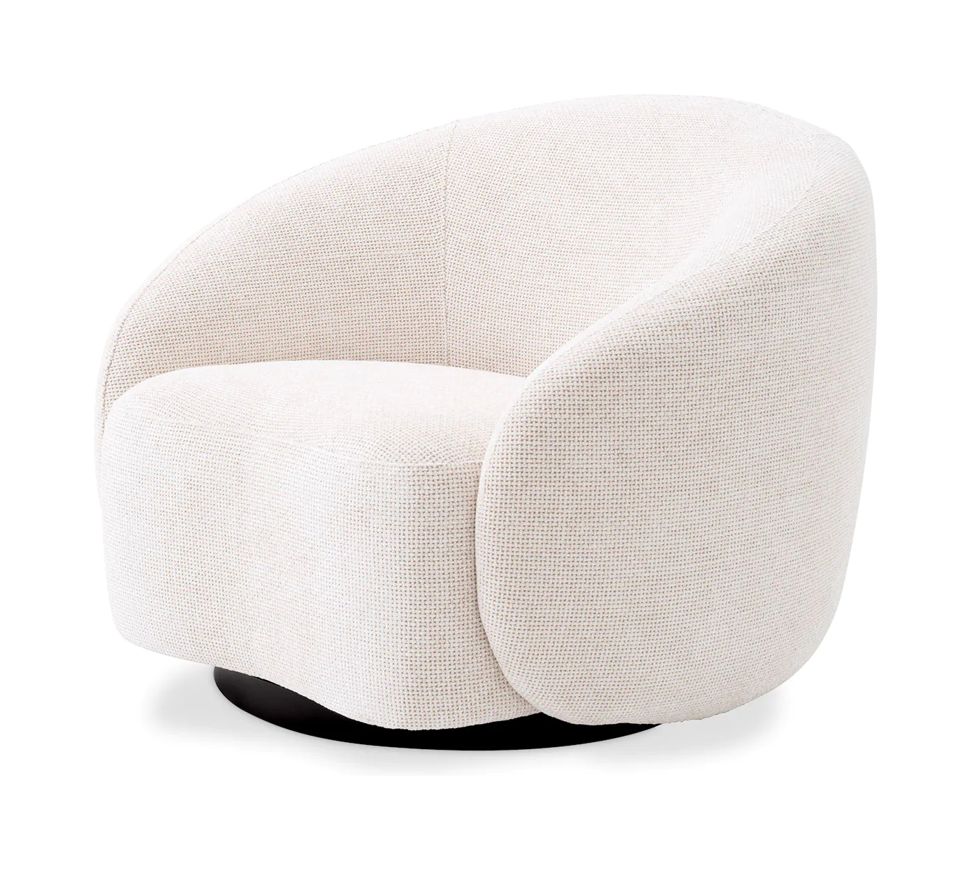 Вращающееся кресло AMORE нежно-белое