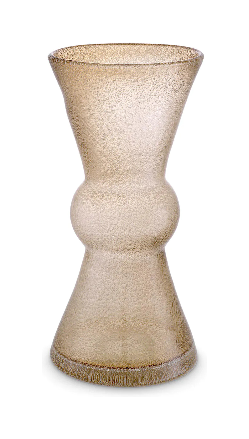 Ваза AXA коричневая, выдувное стекло