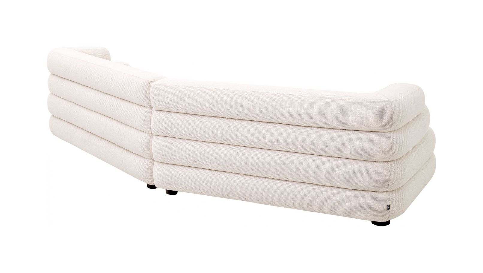 Диван MALAGA L бежевый с чёрными ножками Eichholtz 116722