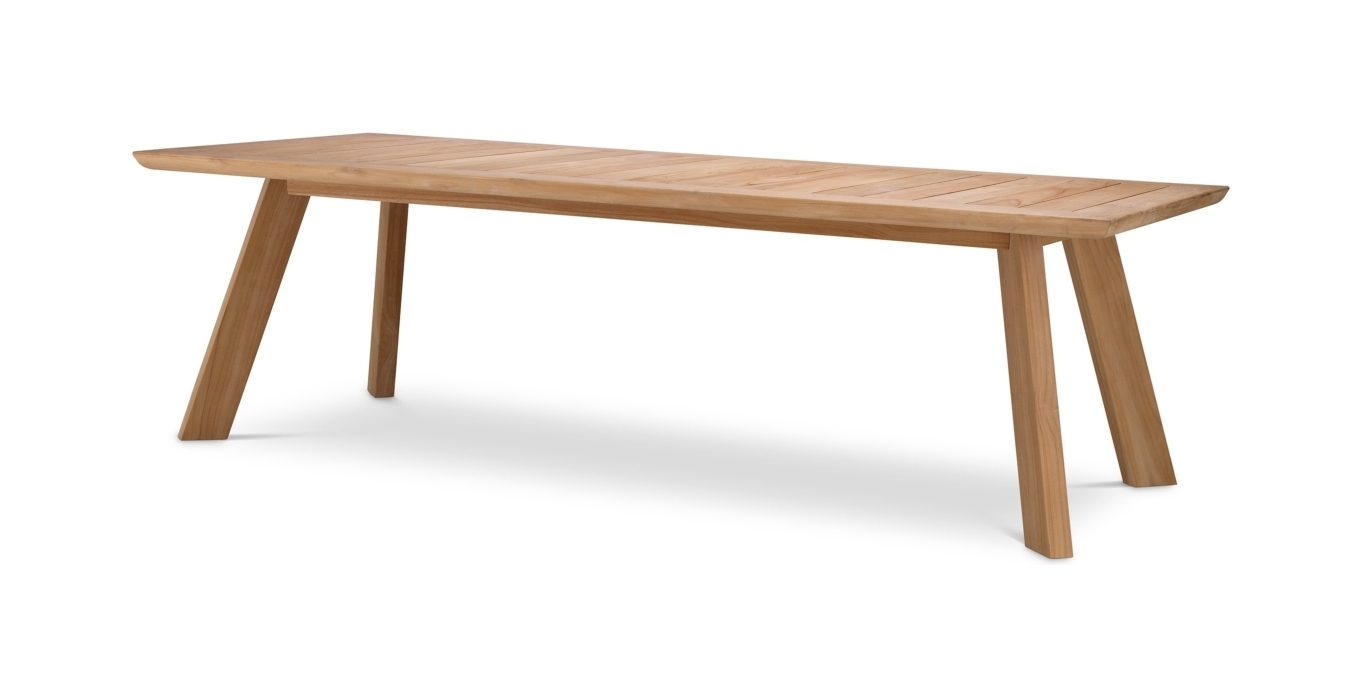 Обеденный стол MERATI 260х110 см натуральное дерево