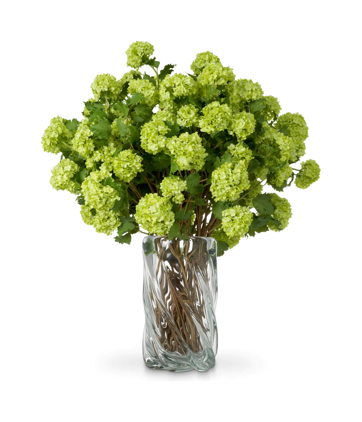 Букет из гортензий SNOWBALL REAL TOUCH 36 шт искусственные «Снежный ком»