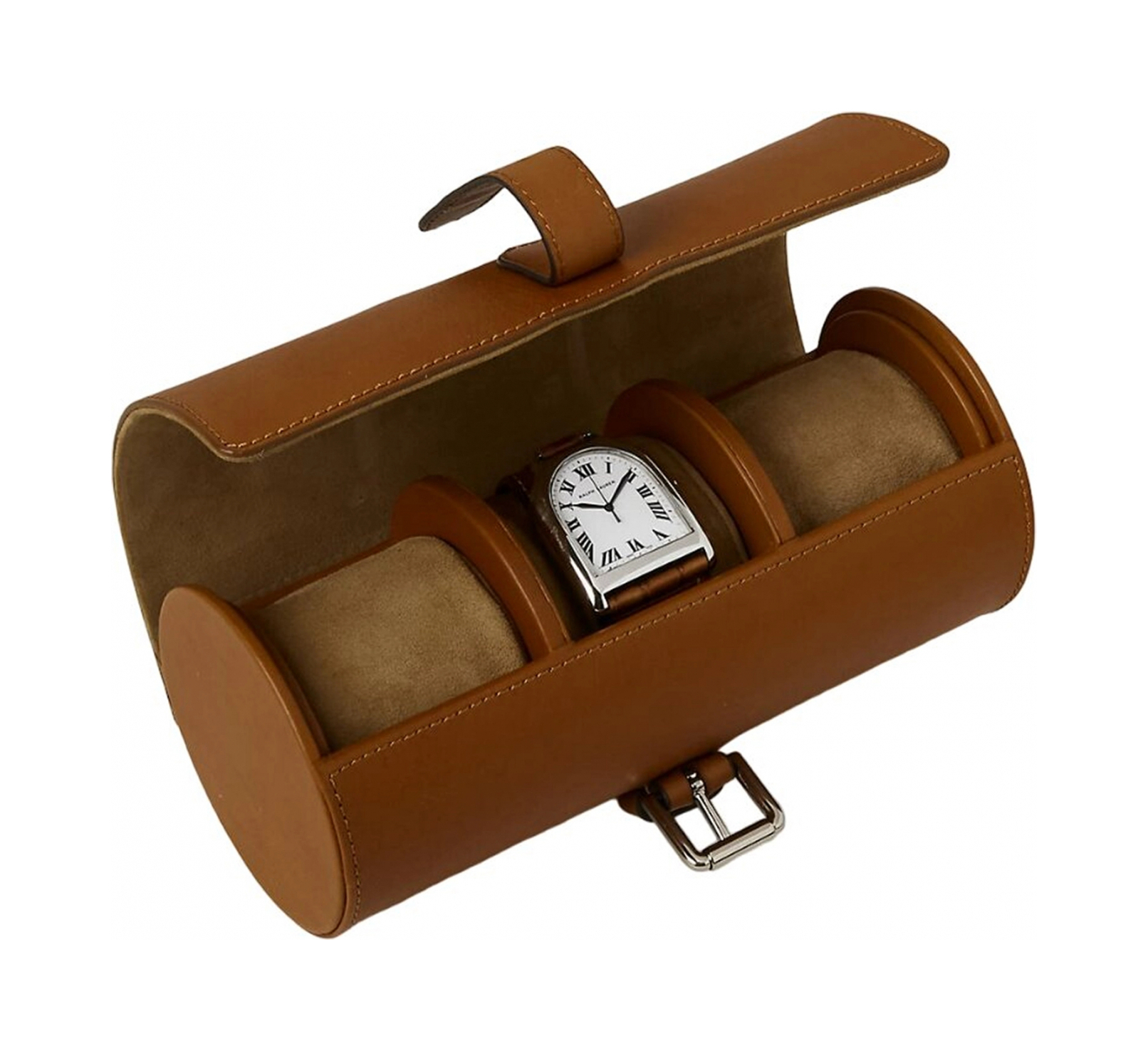 Футляр для часов TOLEDO кожа, замша коричневый