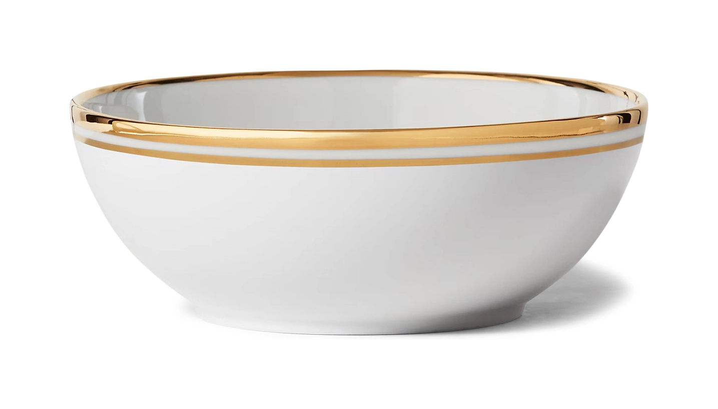 Тарелка для хлопьев WILSHIRE золото 15 см фарфор