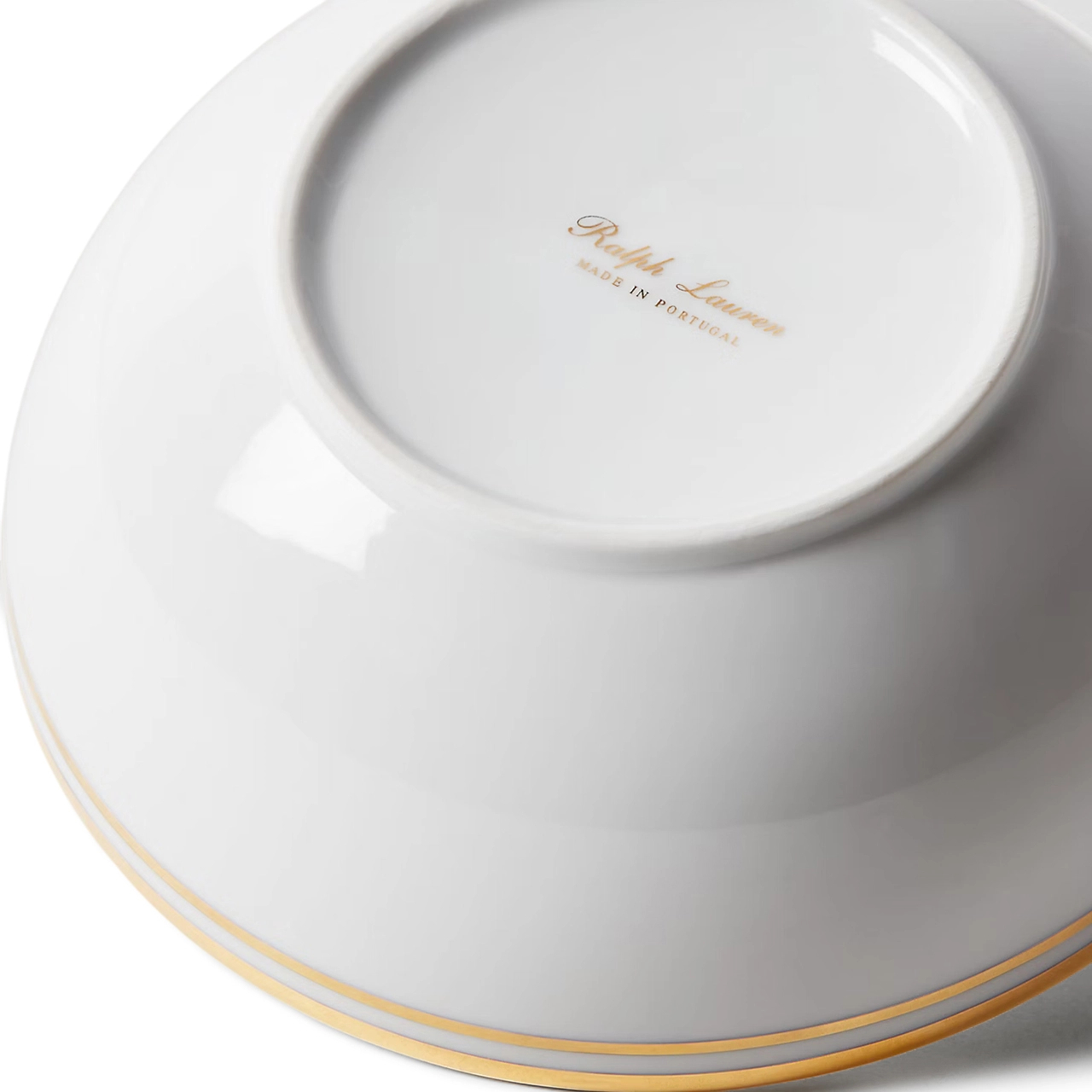 Тарелка для хлопьев WILSHIRE золото 15 см фарфор Ralph Lauren Home 680759377001