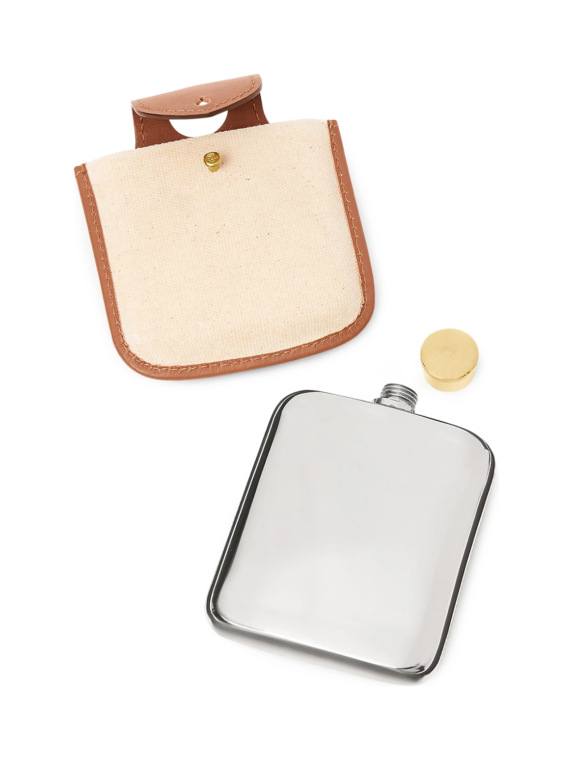 Фляжка в чехле GARRETT 130 мл кожа Ralph Lauren Home 680758785002