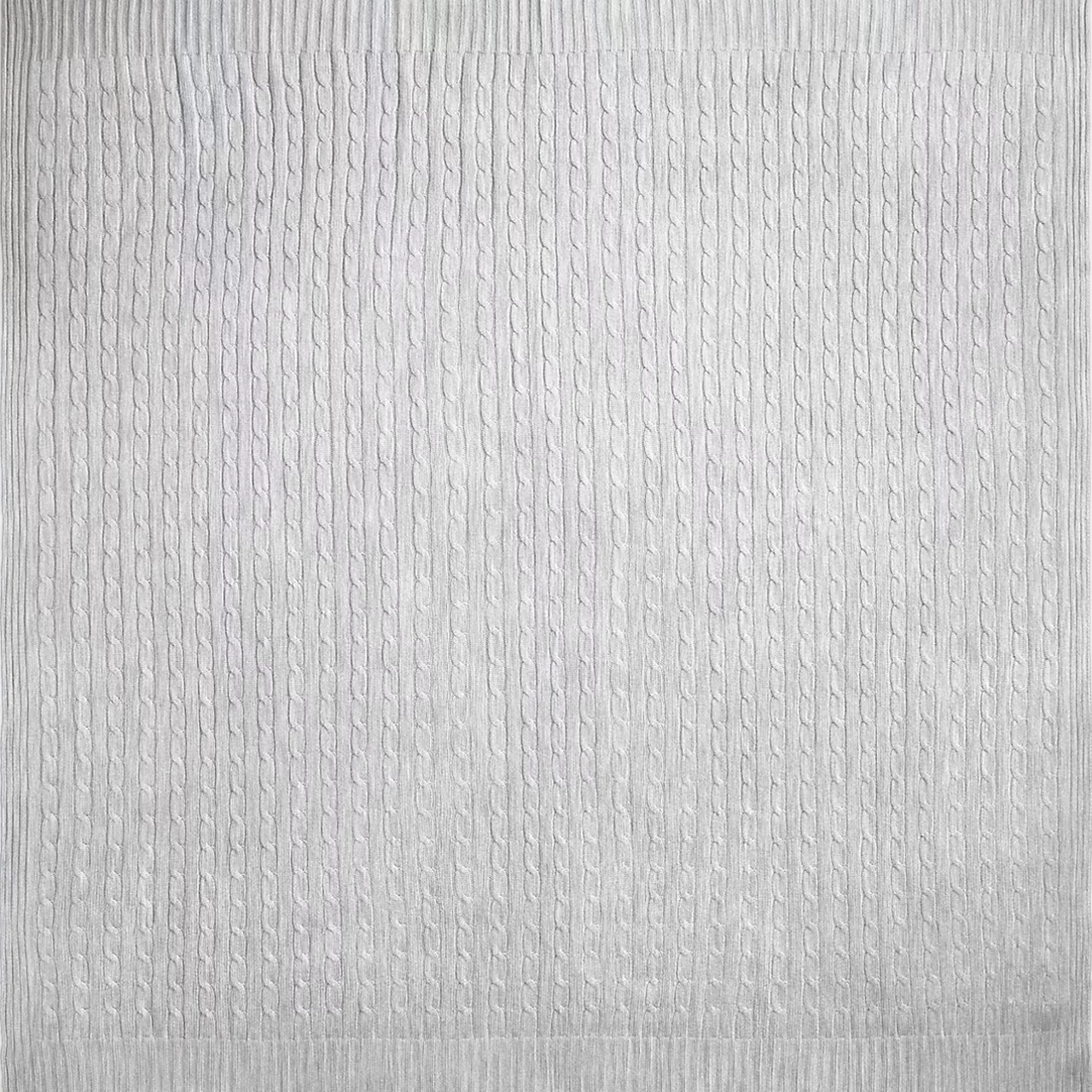 Кашемировый плед CABLE светло-серый Ralph Lauren Home 650511448006