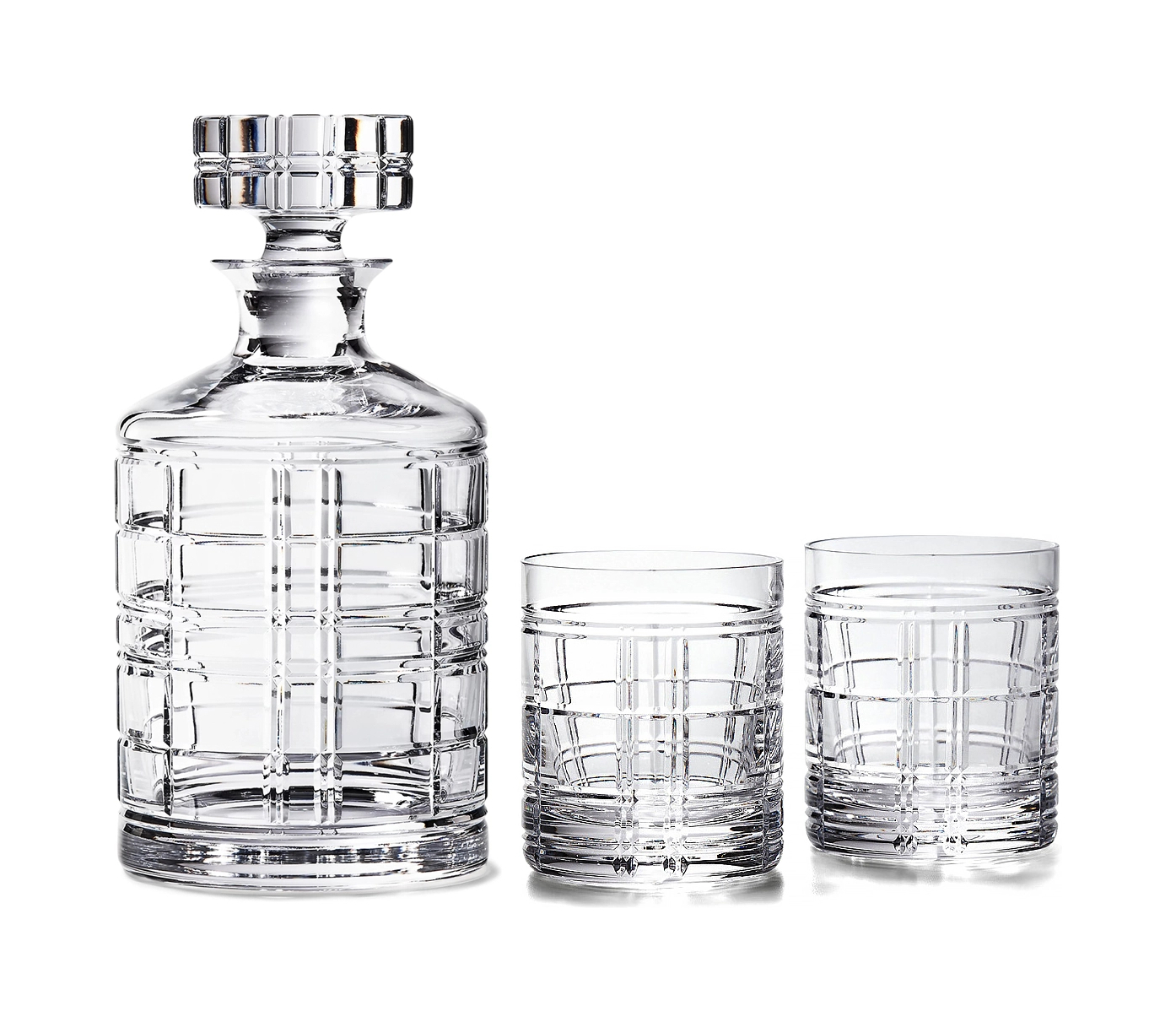 Набор графин и 2 бокала HUDSON хрусталь