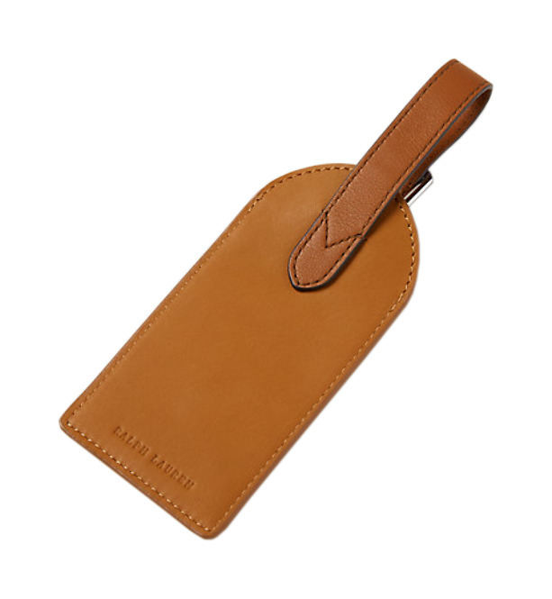 Багажная бирка TOLEDO кожа рыжая