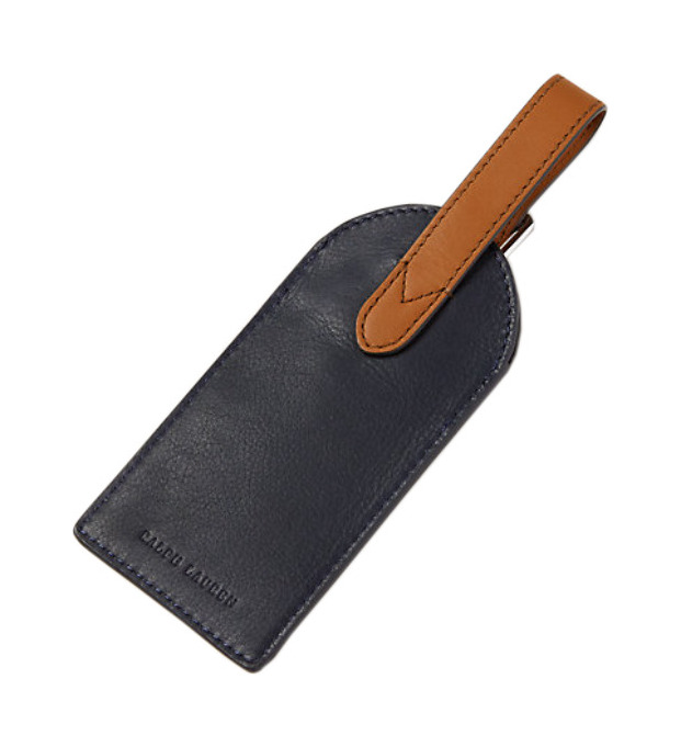 Багажная бирка TOLEDO кожа черная