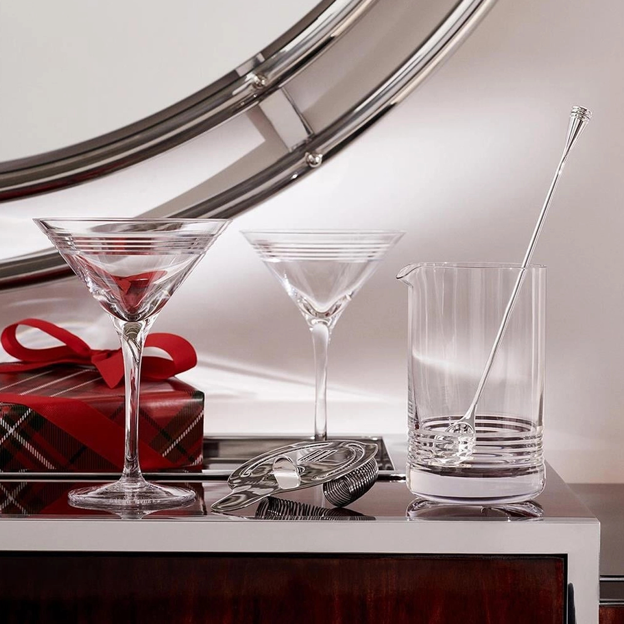 Набор для смешивания напитков BENTLEY хрусталь, посеребрение – 2