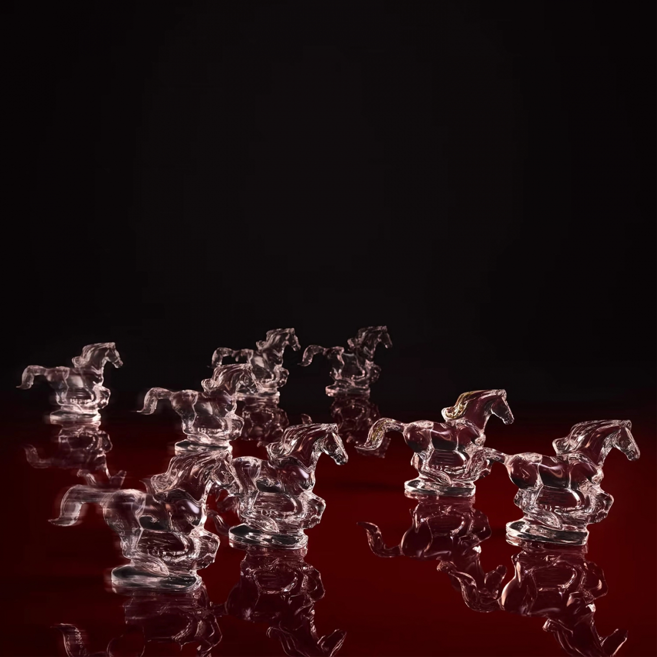 Скульптура ZODIAQUE Лошадь 12.5 см хрусталь прозрачная Baccarat 2 817 097