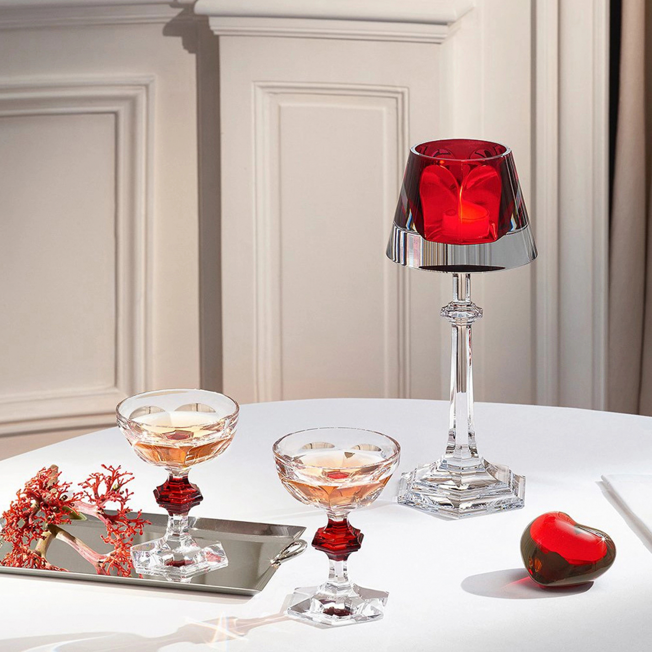 Набор из 2-х бокалов для шампанского HARCOURT 170 мл хрусталь красный – 2